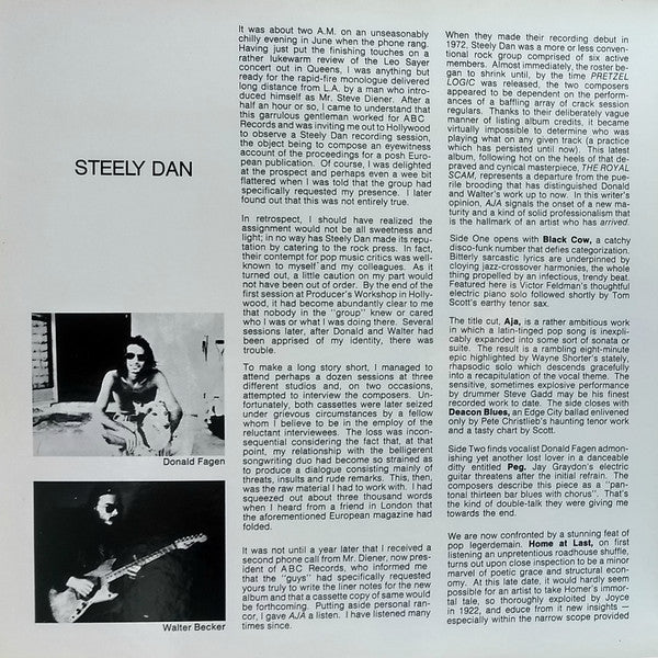 Steely Dan : Aja (LP, Album, Pit)