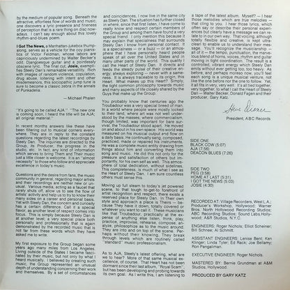 Steely Dan : Aja (LP, Album, Pit)