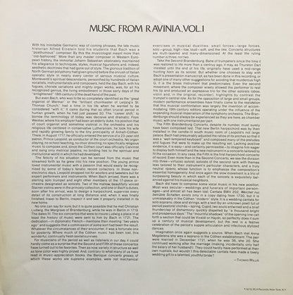 James Levine (2), Kathleen Battle : Music From Ravinia, Vol 1, James Levine Plays And Conducts Bach (LP, Album)