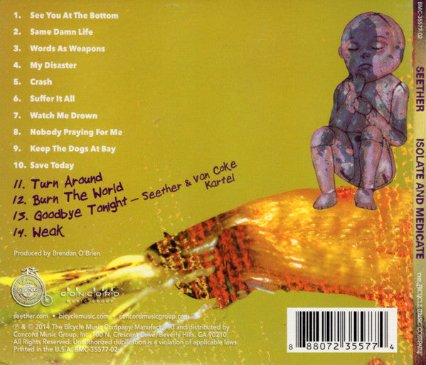 Seether : Isolate And Medicate (CD, Album, Dlx, Dig)