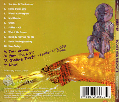 Seether : Isolate And Medicate (CD, Album, Dlx, Dig)
