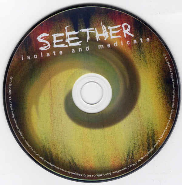 Seether : Isolate And Medicate (CD, Album, Dlx, Dig)
