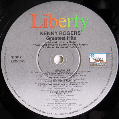 Kenny Rogers : Greatest Hits (LP, Comp, Win)