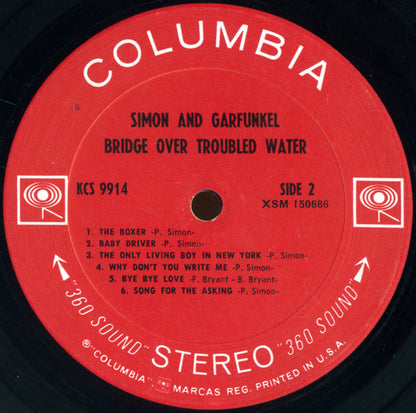 Simon And Garfunkel* : Bridge Over Troubled Water (LP, Album, San)