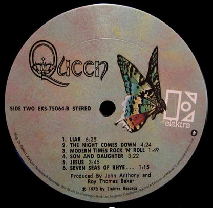 Queen : Queen (LP, Album, RP, CTH)