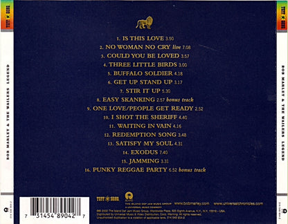 Bob Marley & The Wailers : Legend (The Best Of Bob Marley & The Wailers) (CD, Comp, RE, RM)