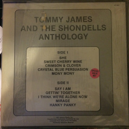 Tommy James & The Shondells : Anthology (LP, Comp)