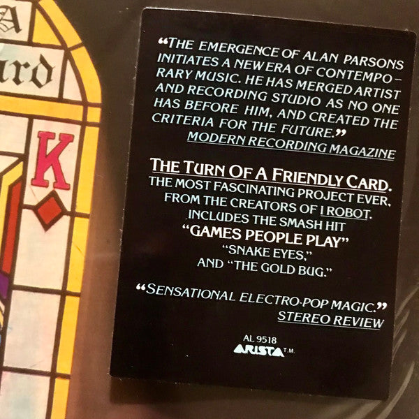 The Alan Parsons Project : The Turn Of A Friendly Card (LP, Album, San)