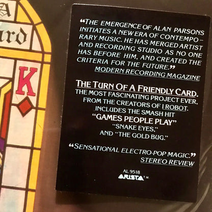 The Alan Parsons Project : The Turn Of A Friendly Card (LP, Album, San)