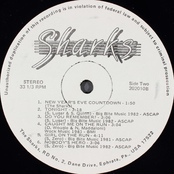 Sharks (10) : Live At The Village (LP, Album)