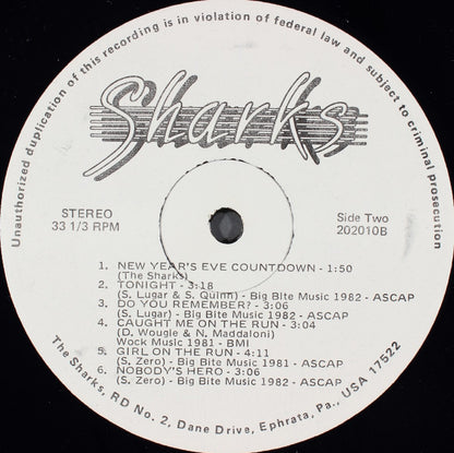 Sharks (10) : Live At The Village (LP, Album)