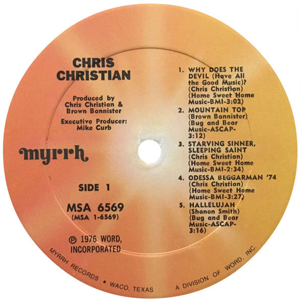 Chris Christian : Chris Christian (LP, Album, Gat)