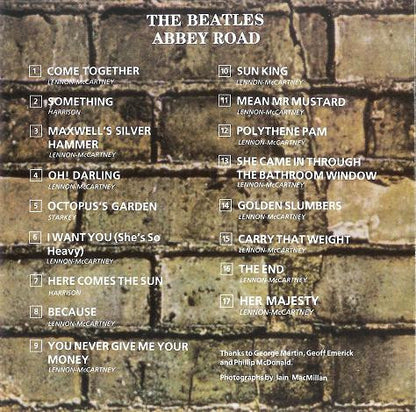 The Beatles : Abbey Road (CD, Album, RE, RM, EMI)