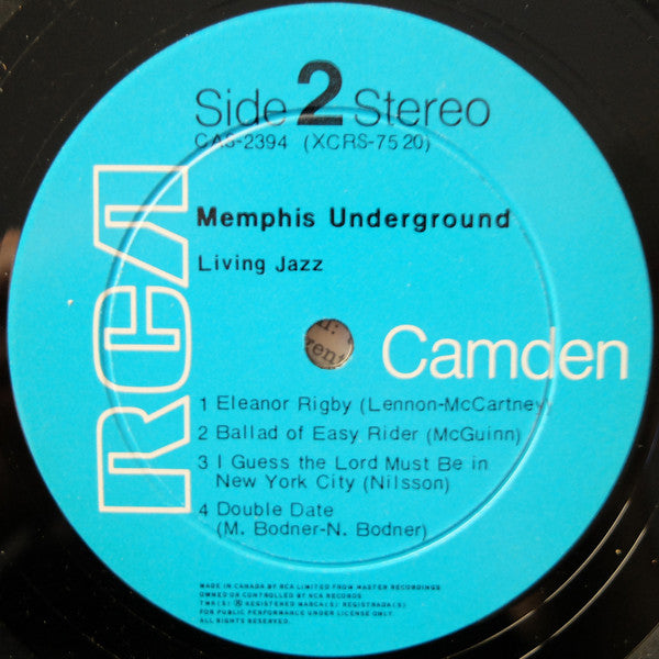 Living Jazz : Memphis Underground (LP)
