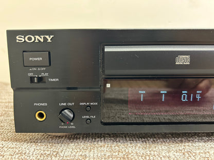 Sony CDP-X229ES Single CD Player * Fully Serviced * New Belts
