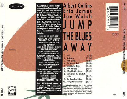 Albert Collins, Etta James, Joe Walsh : Jump The Blues Away (CD, Album)