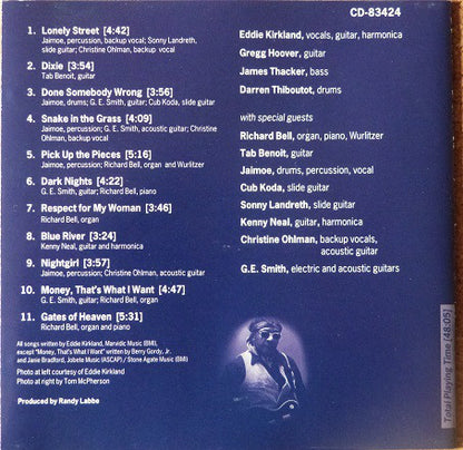 Eddie Kirkland : Lonely Street (CD, Album, Enh)