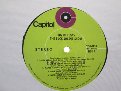 Buck Owens : The Buck Owens Show Big In Vegas (LP, Album, Club)