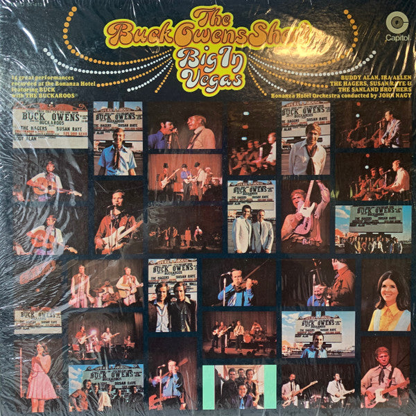 Buck Owens : The Buck Owens Show Big In Vegas (LP, Album, Club)