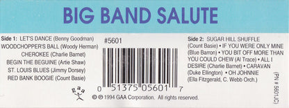 Various : Big Band Salute (Cass, Comp)