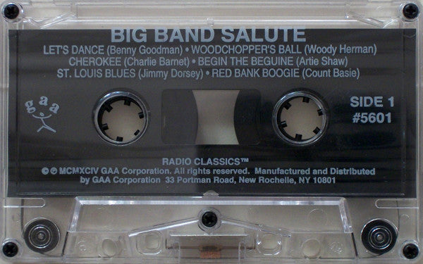 Various : Big Band Salute (Cass, Comp)