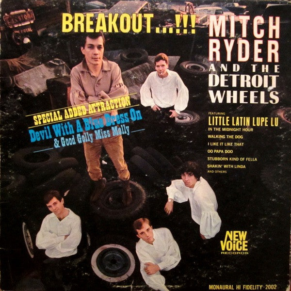 Mitch Ryder & The Detroit Wheels : Breakout...!!! (LP, Album, Mono, Gre)