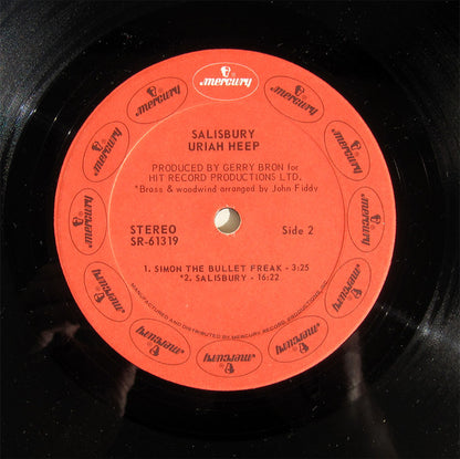 Uriah Heep : Salisbury (LP, Album, Phi)