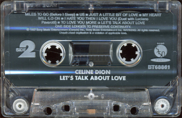 Celine Dion* : Let's Talk About Love (Cass, Album)