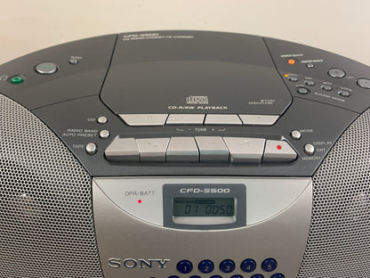 Sony CFD-S500 CD Casette & Radio Player