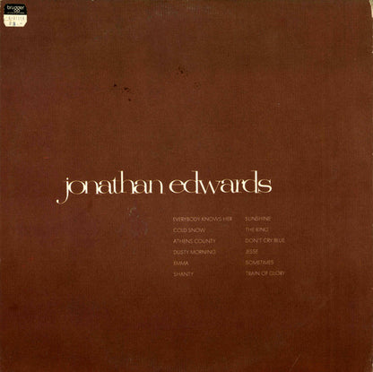 Jonathan Edwards (2) : Jonathan Edwards (LP, Album, PR )