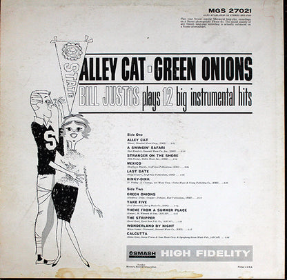 Bill Justis : Alley Cat / Green Onions: Bill Justis Plays 12 Big Instrumental Hits (LP, Album, Mono)