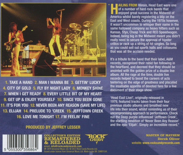 Head East : Live! (CD, Album, RE, RM)