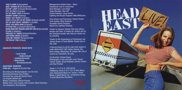 Head East : Live! (CD, Album, RE, RM)