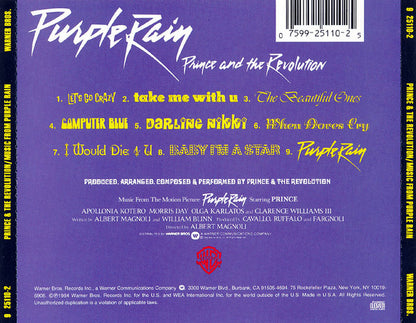 Prince And The Revolution : Purple Rain (CD, Album, RE, Cin)