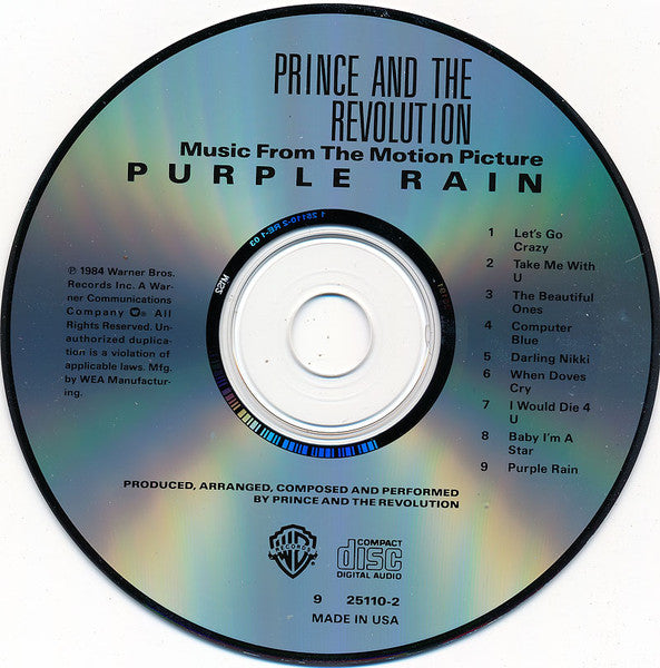 Prince And The Revolution : Purple Rain (CD, Album, RE, Cin)