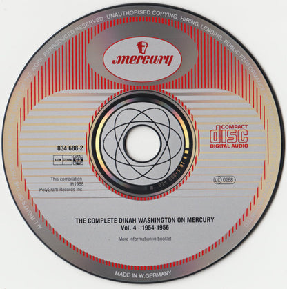 Dinah Washington : The Complete Dinah Washington On Mercury Vol.4 1954-1956 (3xCD, Comp)