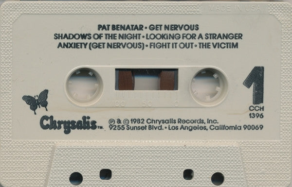 Pat Benatar : Get Nervous (Cass, Album)