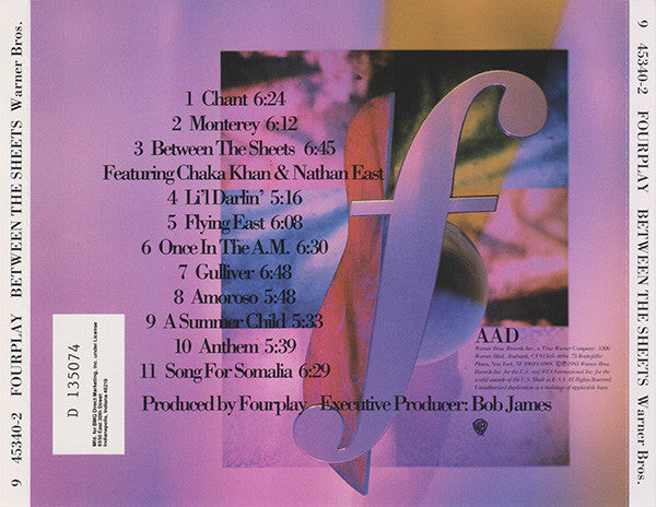 Buy Fourplay : Between The Sheets (CD, Album, Club) Online for a