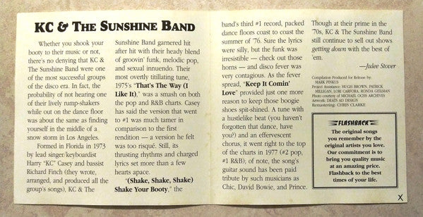 KC & The Sunshine Band : Shake, Shake, Shake And Other Hits (CD, Comp, RM)