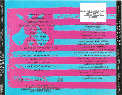 Grand Funk Railroad : Capitol Collectors Series: Grand Funk Railroad (CD, Comp, Club)