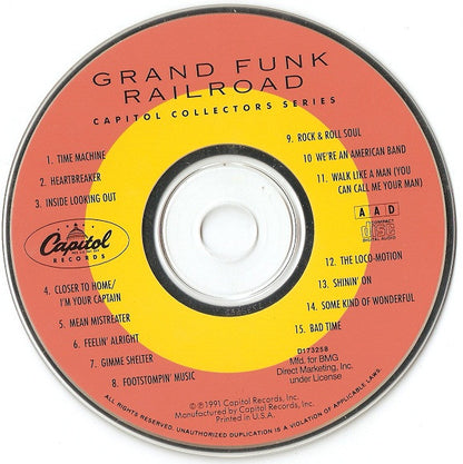 Grand Funk Railroad : Capitol Collectors Series: Grand Funk Railroad (CD, Comp, Club)