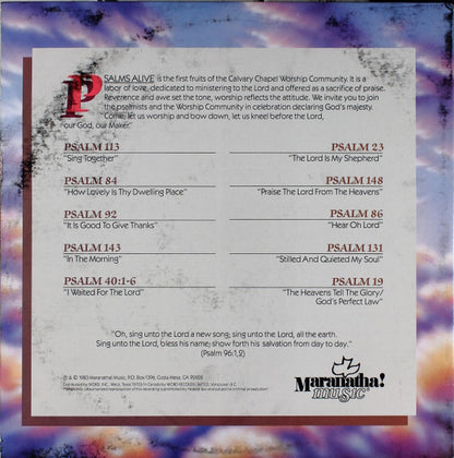 The Maranatha Singers : Psalms Alive! (LP, Gat)