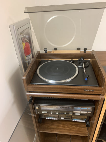 Technics Complete Stereo Rack * 1985 * 100W RMS Amp * Tuner * Eq * Double Cassette Deck * Turntable