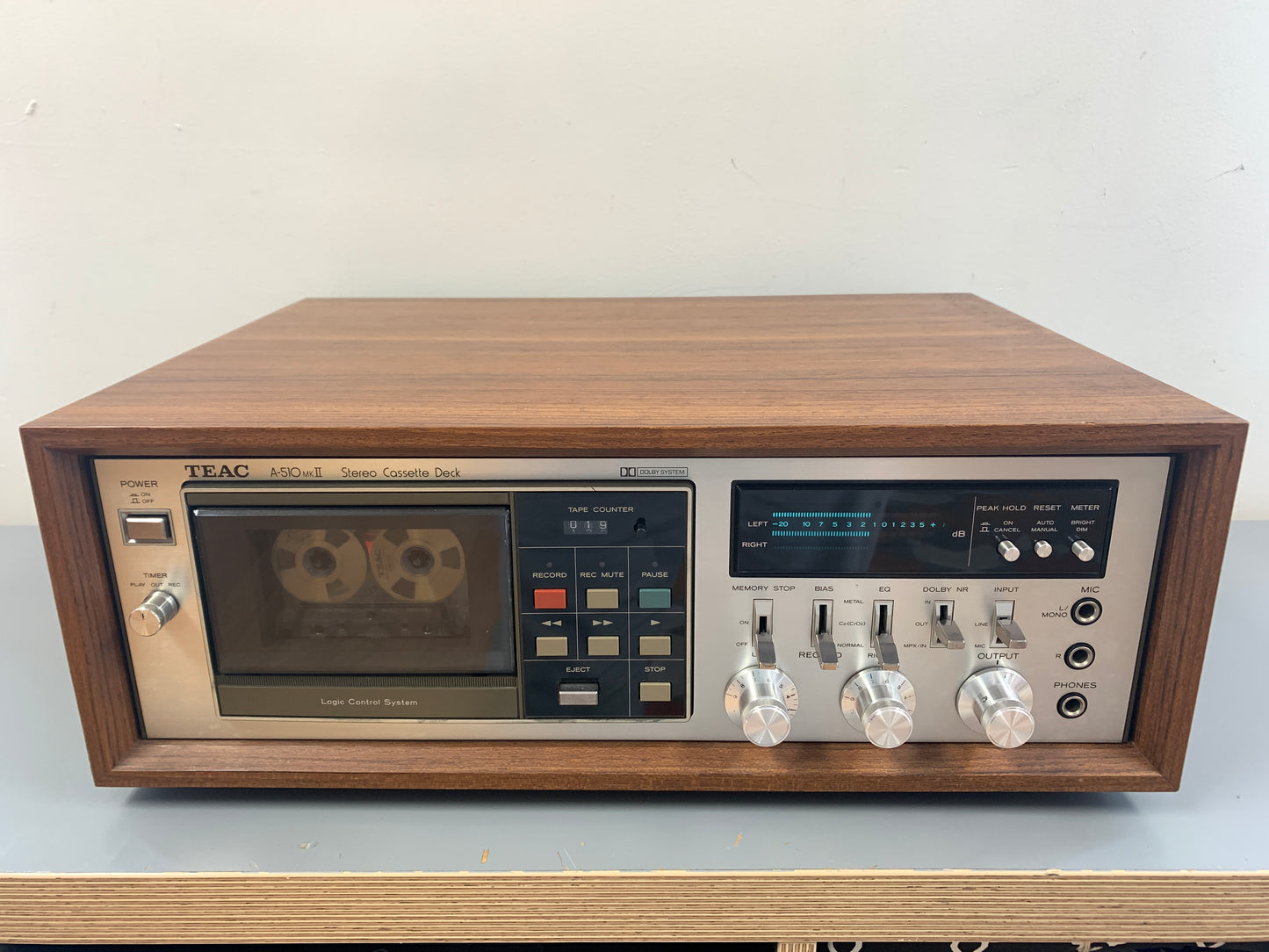 TEAC A510MK2 Single Cassette Deck * Wood Case