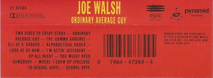Joe Walsh : Ordinary Average Guy (Cass, Album, Dol)