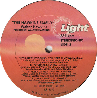 Walter Hawkins : The Hawkins Family (LP, Album)