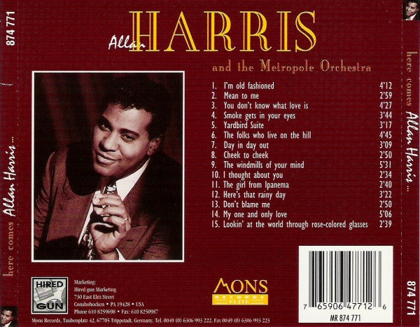Allan Harris, Metropole Orchestra : Here Comes Allan Harris And The Metropole Orchestra (CD)