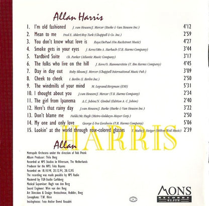 Allan Harris, Metropole Orchestra : Here Comes Allan Harris And The Metropole Orchestra (CD)