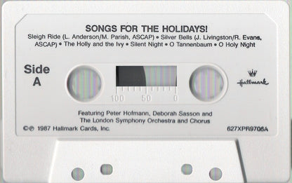 London Symphony Orchestra And Chorus*, Peter Hofmann, Deborah Sasson : Songs For The Holidays (Cass)