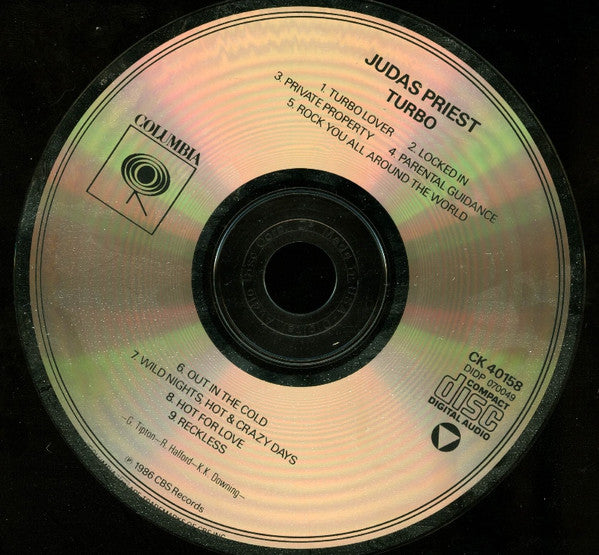 Judas Priest : Turbo (CD, Album, RP)